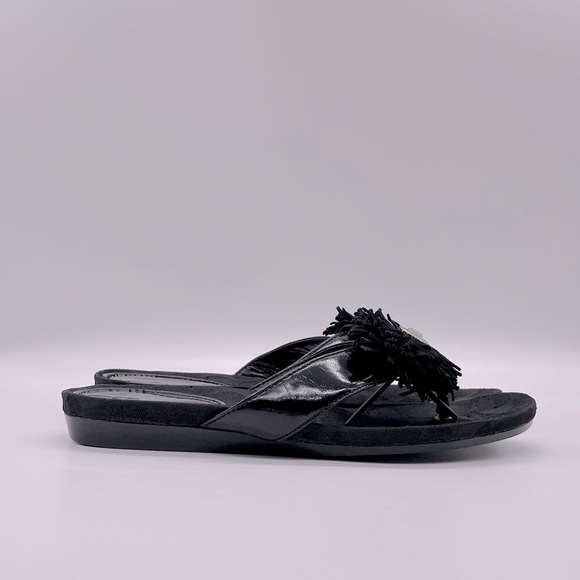 COACH MONOGRAM CANVAS SANDALS - Picture 4 of 5